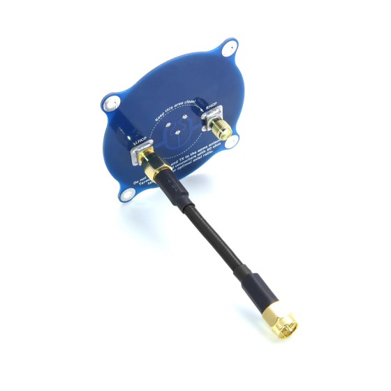 Original GEPRC Triple Feed Patch-1 RHCP/LHCP Rotation Compatible with 5.8GHz CP Antenna Transmitting and Receiving Antenna